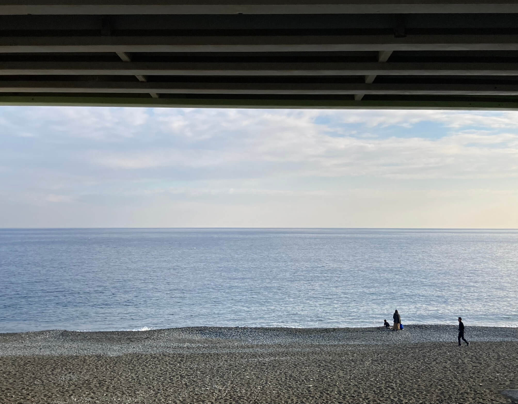 国府津海岸